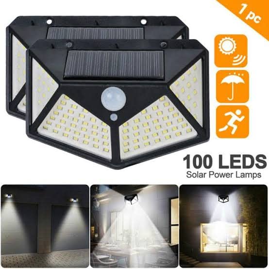 Latest Solar Lights for Garden 100 LED Motion Sensor